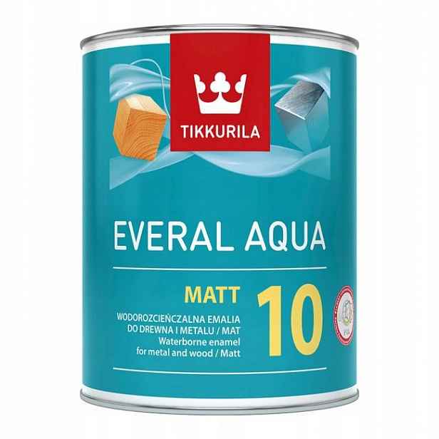 Tikkurila Everal Aqua Matt [10] Tmavý šedý 0,90 L