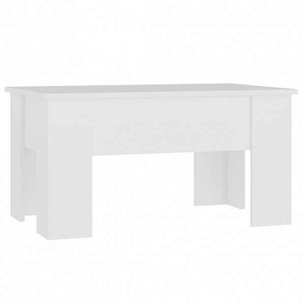 vidaXL Konferenční stolek bílý 79 x 49 x 41 cm kompozitní dřevo