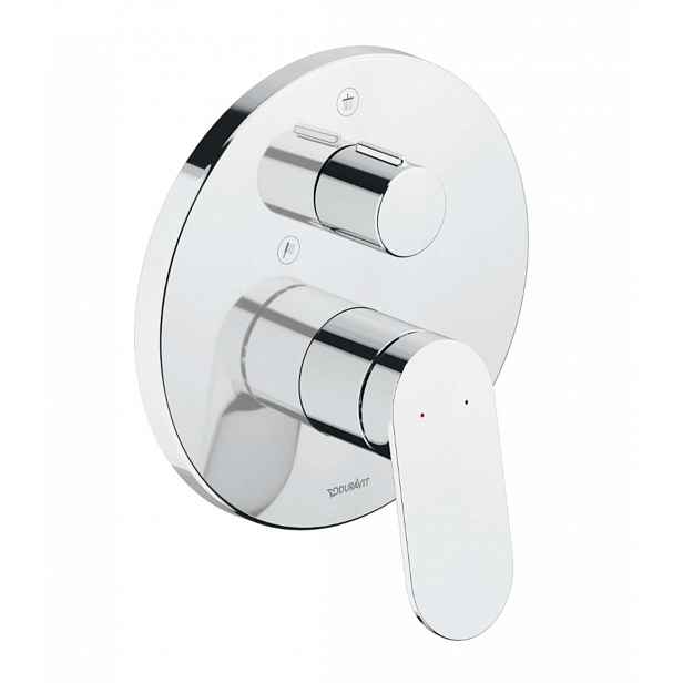 Duravit Wave - Baterie pod omítku, pro 2 spotřebiče, chrom WA4210012010