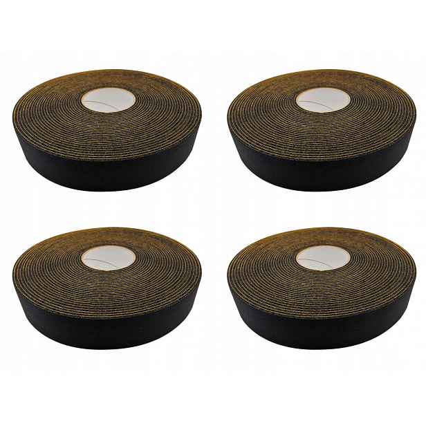 Izolační páska z kaučuku pro obaly 50 x 3 mm x 15 m, sada 4 kusů
