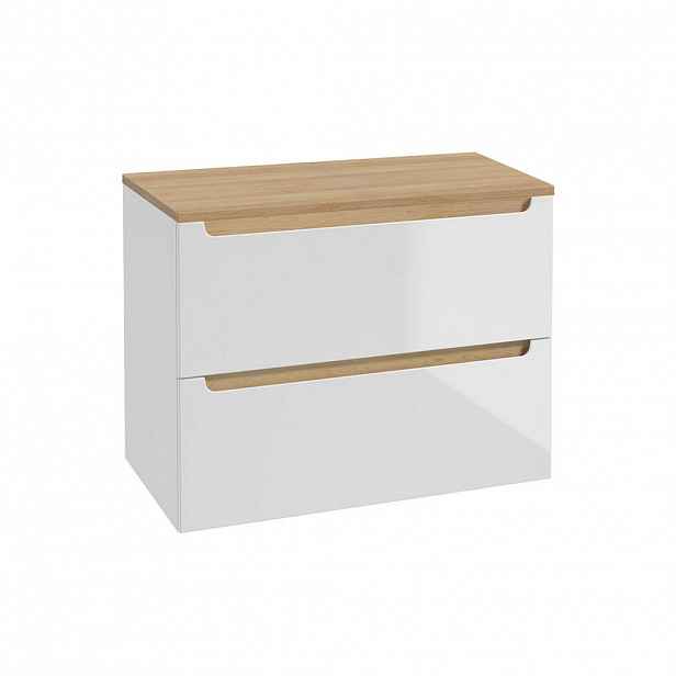 Petits-meubles SKŘÍŇKA POD UMYVADLO 80cm Livia Bílá
