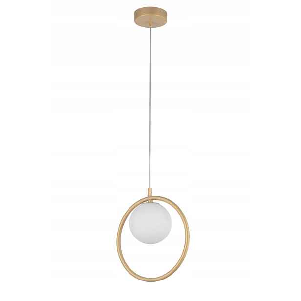 Závěsná lampa zlatá dekorativní moderní skleněná koule do ložnice Sigma