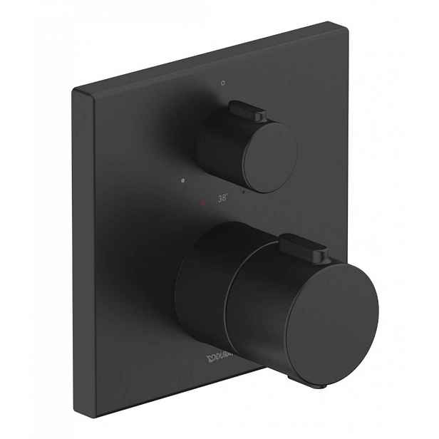 Duravit - Termostatická baterie pod omítku, matná černá TH4200015046