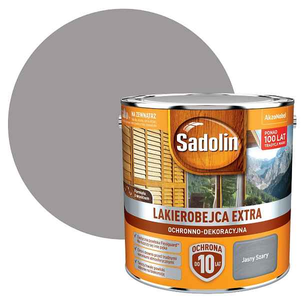 Sadolin Extra 2,5 L Laková Barva Světle Šedá