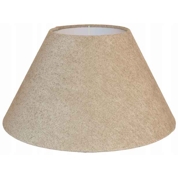 Stínidlo kuželové E27 béžové Boucle 20/45 h24 cm, s ohýbanými okraji Venosa