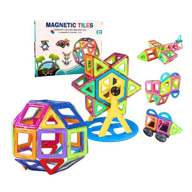 Toybit Magnetická 3D stavebnice Circle s kolotočem MSTB2443