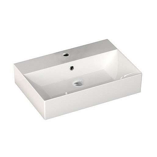 Umyvadlo Sapho Sistema 70x42 cm otvor pro baterii, s přepadem 10SF50070