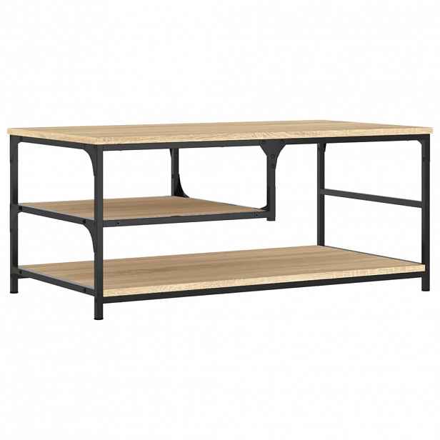 vidaXL Konferenční stolek dub sonoma 90 x 49 x 40 cm kompozitní dřevo