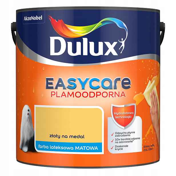 Dulux EasyCare barva latexová barva Zlatá Na Medal mat 2,5L
