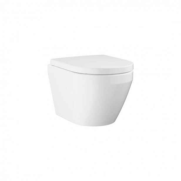 Grohe Euro Ceramic - Závěsné WC se sedátkem Softclose, Rimless, Triple Vortex, alpská bílá 102509SH00