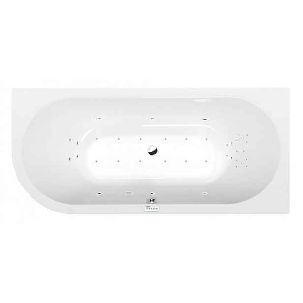 Masážní vana Polysan Viva 185x80 cm Highline Hydro-Air akrylát pravá 72129.6010