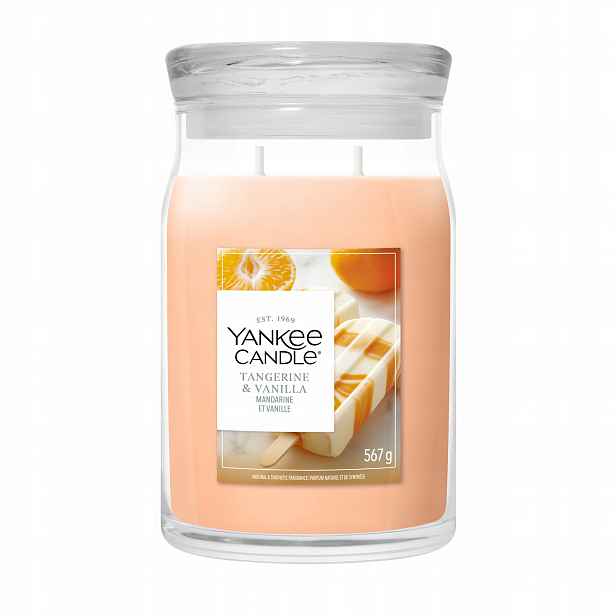 Velká vonná svíčka Yankee Candle Tangerine & Vanilla
