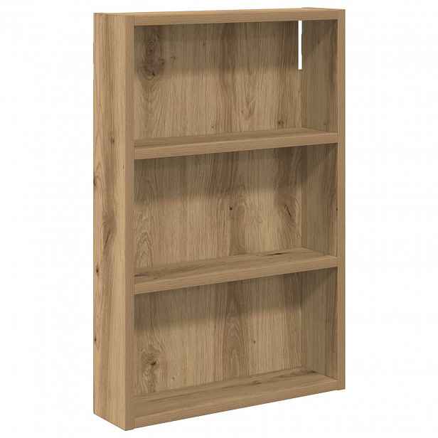 vidaXL Koupelnová nástěnná skříňka Dub artisan 40 x 10 x 60,5 cm