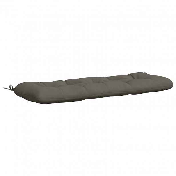 vidaXL Polštář na lavici VIANEN 100% polyester Šedá 100 x 40 x 12 cm