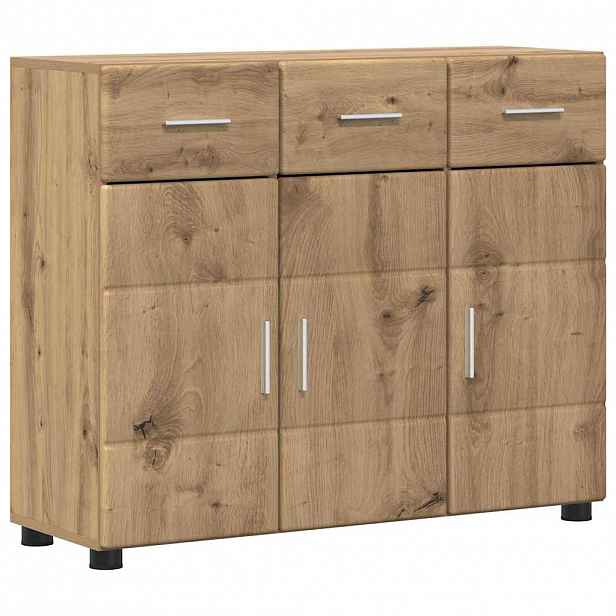 vidaXL Servírovací skříň FLORIN 88,5 x 30,5 x 73 cm Artisanový dub