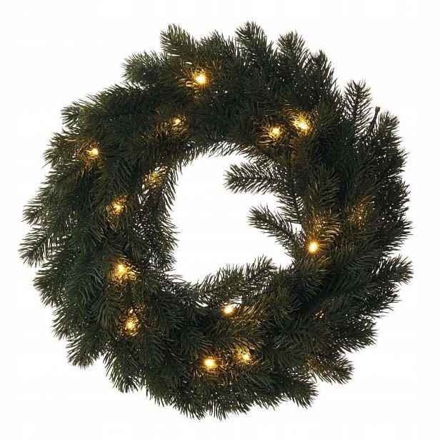 Vánoční Led věnec na dveře 40 cm Emos