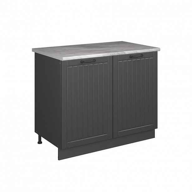 Vicco SKŘÍŇKA POD DŘEZ Fame-Line, Tmavě šedá/Antracit, 100 cm, PD Mramor