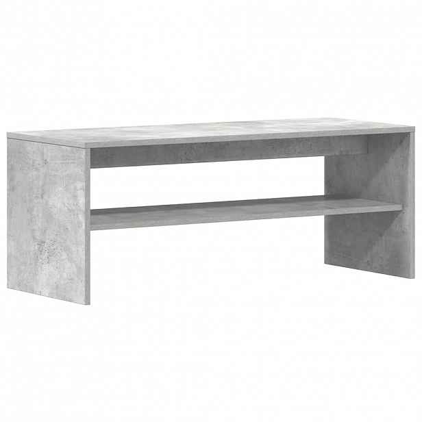 vidaXL TV stolek šedý 100 x 40 x 40 cm dřevotříska