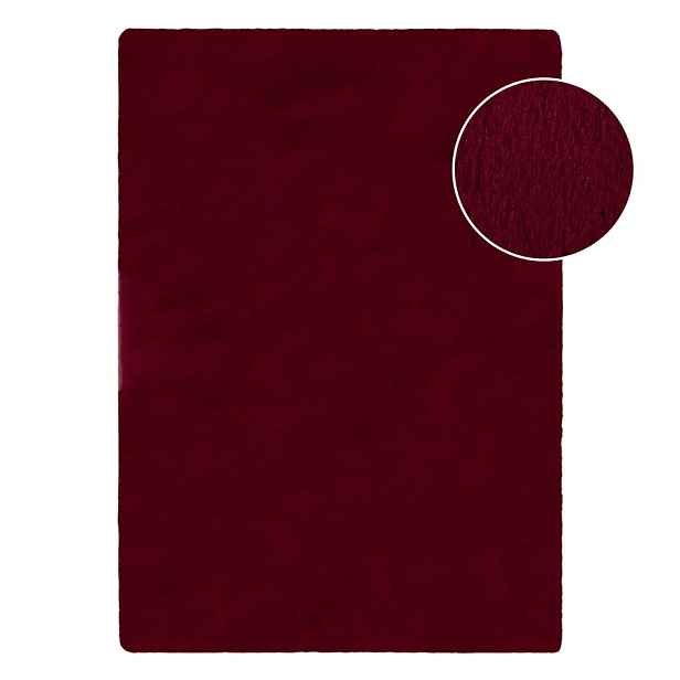 Vínová syntetická kožešina 160x230 cm Ivy Luxury Fur – Flair Rugs