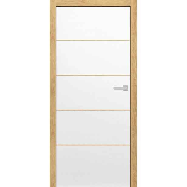 Bezfalcové interiérové dveře - Altamura Intersie Lux Dub 307 - Výška 210 cm
