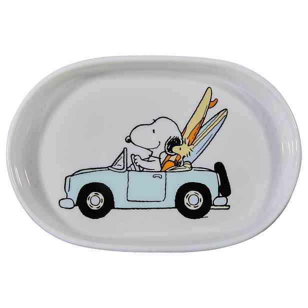 Butlers PEANUTS Talířek na šperky oválný Snoopy v kabrioletu 15 x 10 cm