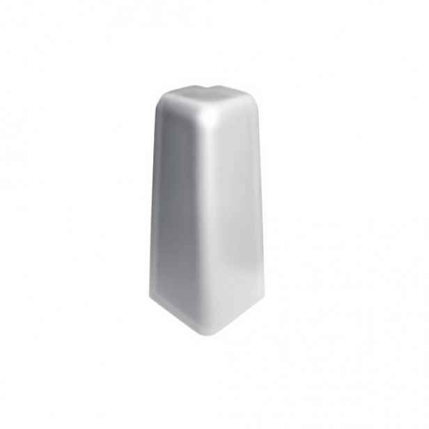 Roh k soklu Naturel stříbrná, PVC, délka 2 cm, EROHS