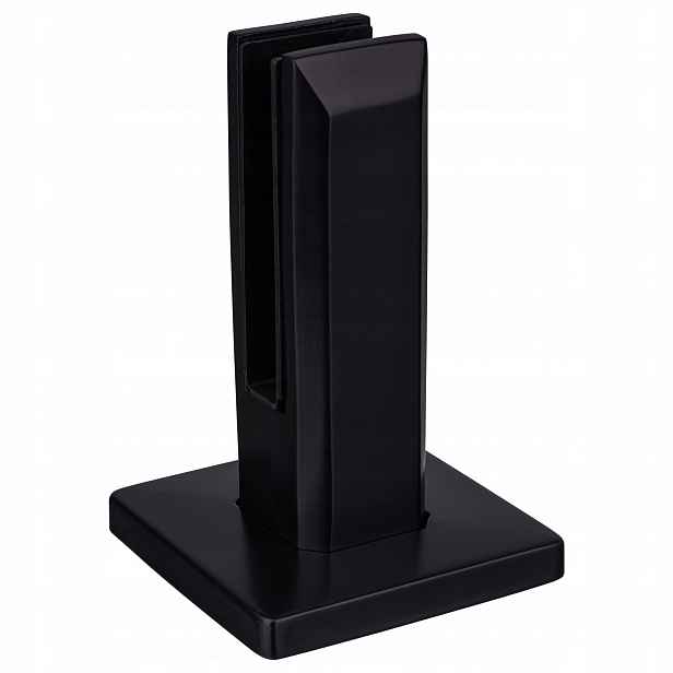 Spigot Sloupek na skleněné zábradlí držák na sklo 12-13,5 mm Černý Loft