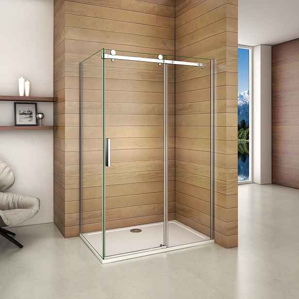 Stacato PERPETUA LINE OBDÉLNÍKOVÁ SPRCHOVÁ ZÁSTĚNA Rozměr obdélníku (dveře x boční stěna): 1400x1000mm
