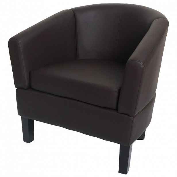 MCW LOUNGE KŘESLO Hnědé