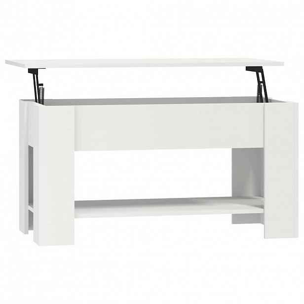 vidaXL Konferenční stolek bílý 101 x 49 x 52 cm kompozitní dřevo