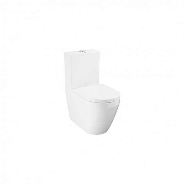 Grohe Euro Ceramic - WC kombi se sedátkem SoftClose, vario odpad, spodní napouštění, Triple Vortex, alpská bílá 102513SH00