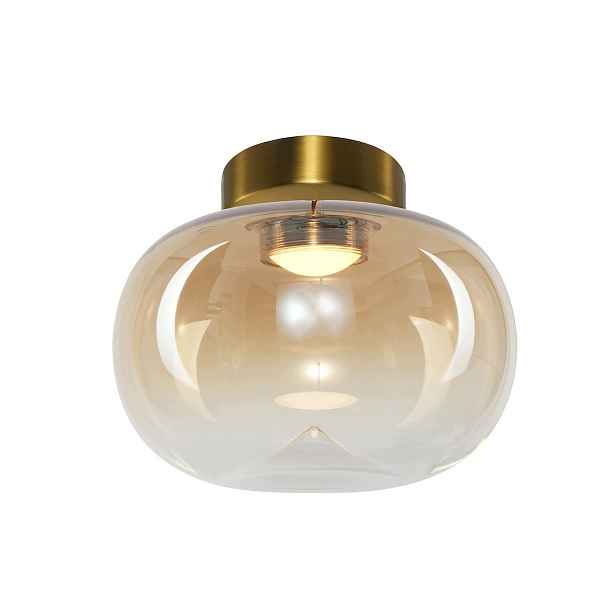 Stropní svítidlo Vaso zlatá skleněná led 4v 3000k 388 lm Milagro