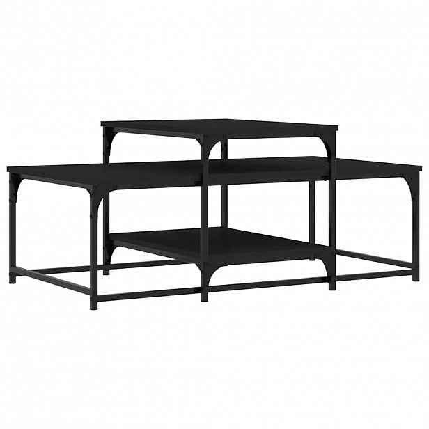 vidaXL Konferenční stolek černý 102 x 60 x 45 cm kompozitní dřevo
