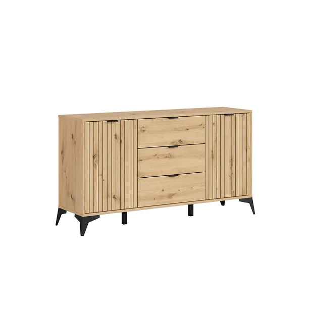 BRW Komoda LAMEA KOM2D3S/150 - dub artisan