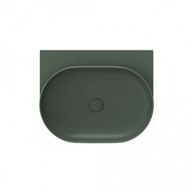 Ravak Yard umyvadlo 60,5x50 cm grey green mat bez otvoru pro baterii XJX08060000