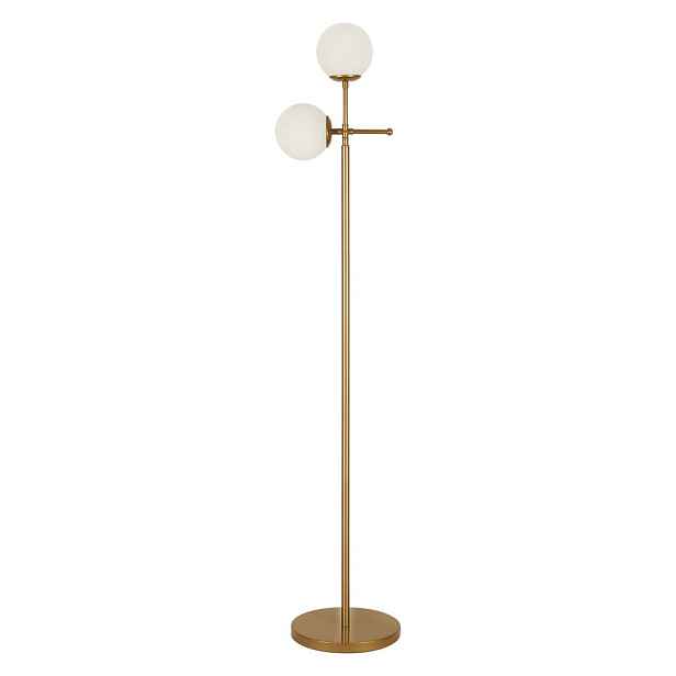Stojací lampa ve zlaté barvě Squid Lighting Kruva, výška 174 cm