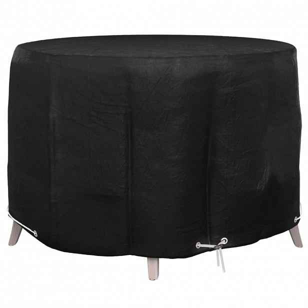 vidaXL Plachta na zahradní nábytek 6 oček Ø 125 x 75 cm kulatá