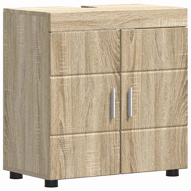 vidaXL Sada koupelnových skříněk TULUM Sonoma dub 60 x 34 x 63 cm