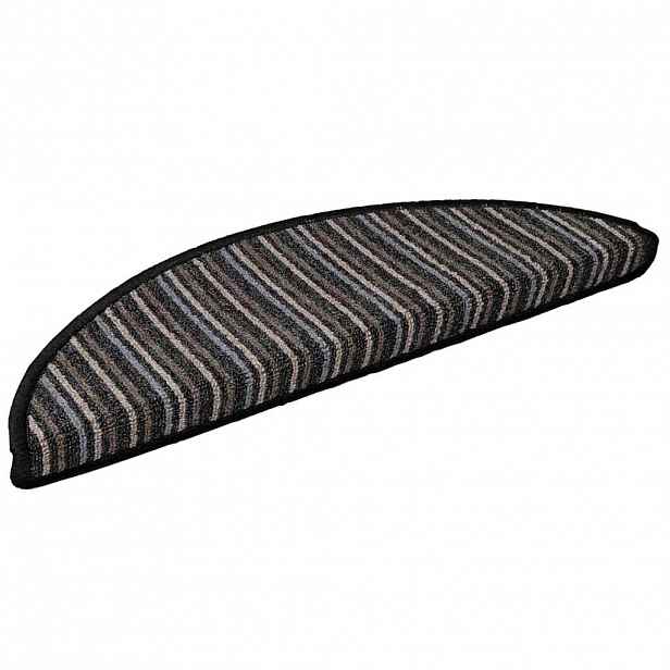 vidaXL Samolepicí schodové rohože 15 ks 56 x 17 x 3 cm Non-Slip