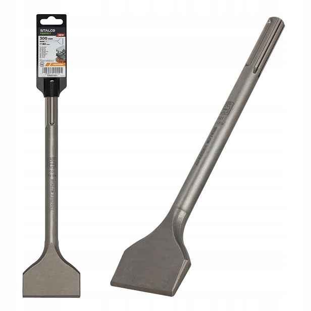 Ploché Široké Dláto Sds Max 75 X 300 MM Pro Betonu Stalco