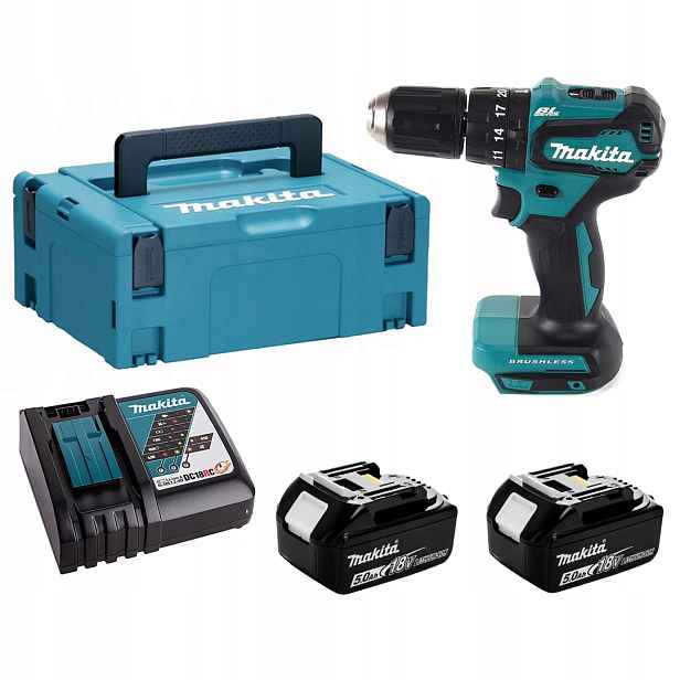 Akumulátorový aku vrtačka Makita DHP483RTJ/18V 2x5Ah 40Nm