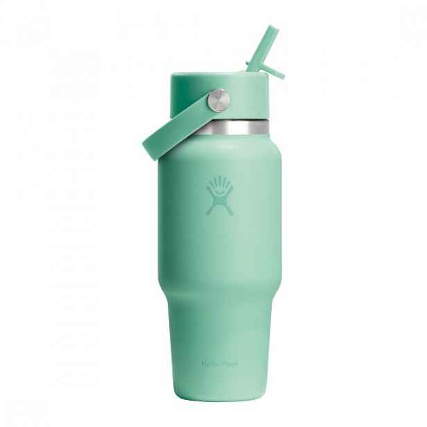 Láhev na vodu "Wide Straw", nerezová ocel, 710 ml, Mermaid Green - Hyd