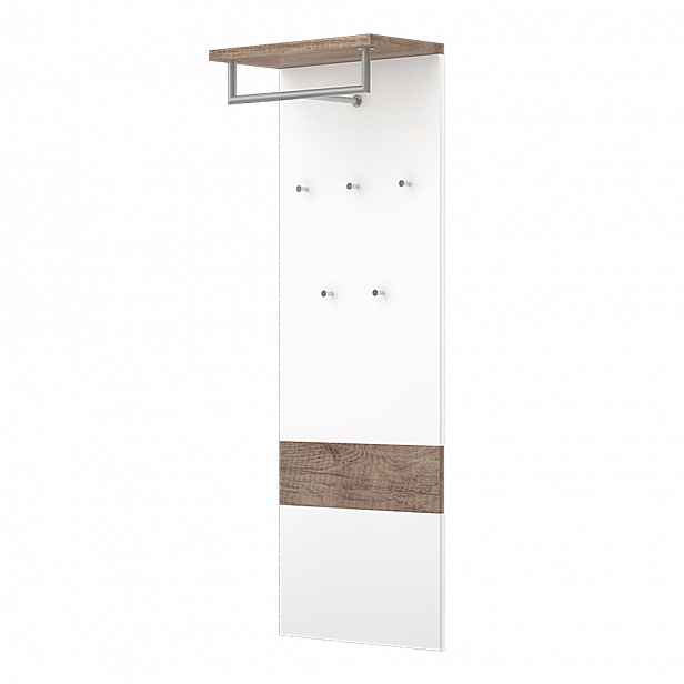 Předsíňový panel AZUR CLK - bílá/tmavá nebraska