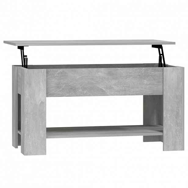 vidaXL Konferenční stolek betonově šedý 101x49x52 cm kompozitní dřevo