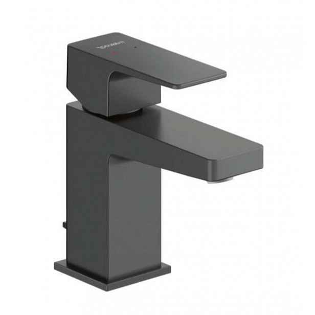 Duravit Manhattan - Umyvadlová baterie s výpustí, matná černá MH1010001046
