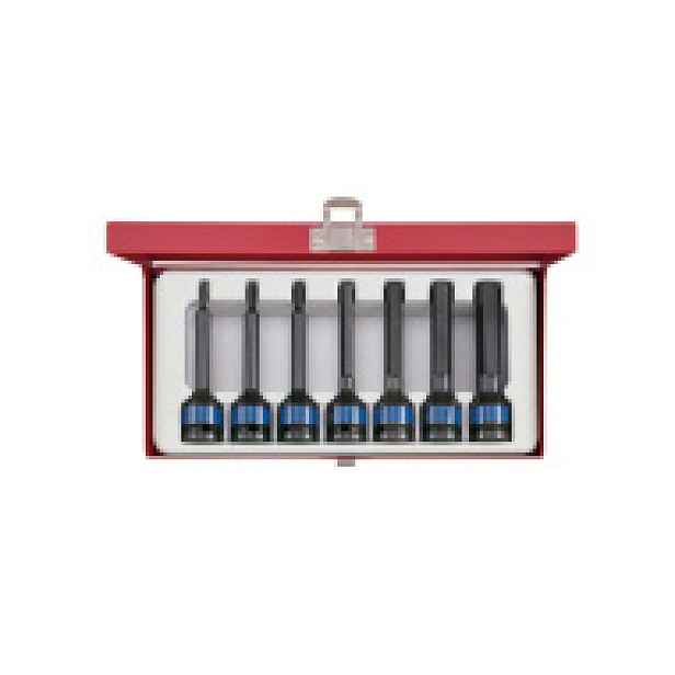 Hlavice rázové prodloužené zástrčné King Tony 1/2 CrMo INBUS H4 -H14 mm 4457MP