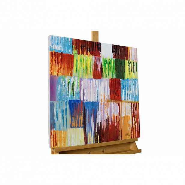 KUNSTLOFT RUČNĚ MALOVANÝ AKRYLOVÝ OBRAZ, 60/60 CM