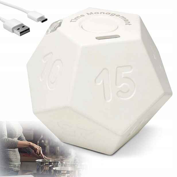 Minutka S 12 Stranami, 3 Režimy Připomenutí S 11 Časovými Možnostmi Nabíjení Přes Usb