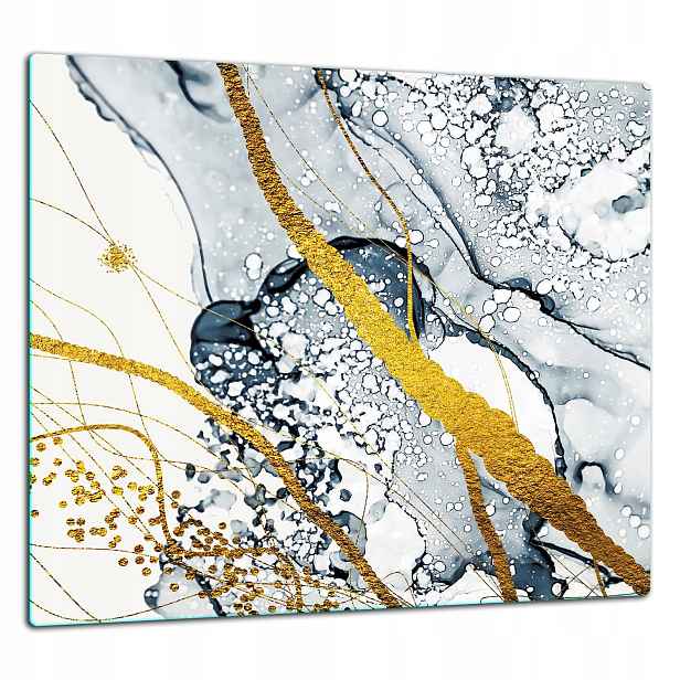 Skleněná Ochranná Deska Panel Lepidlo 65x60 Mramor