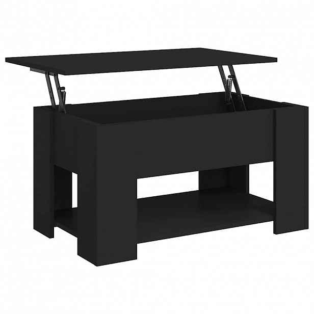 vidaXL Konferenční stolek černý 79 x 49 x 41 cm kompozitní dřevo